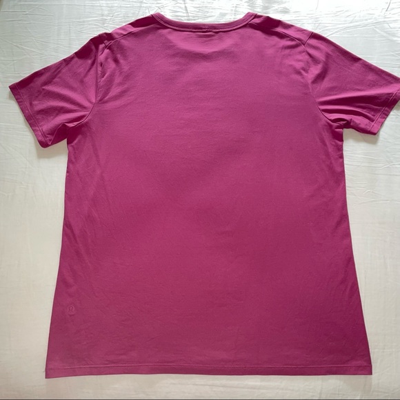 Lululemon Medium Fundamental Tee Pink Lychee - Picture 3 of 4